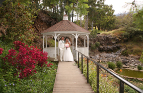 Gazebo at Kula Botanical Gardens for weddings on Maui