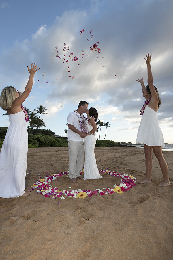 Maui Wedding Flower Circle