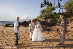 Chrristian ceremony on Maui